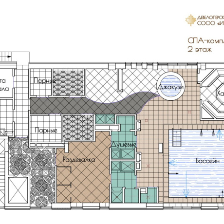 Фотография Продажа Застройщиком здания СПА в два уровня: банный комплекс, бассейн, фитнес. МК "Фарфоровый". - фото 13