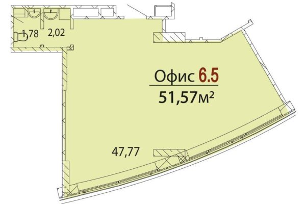 Продажа от застройщика: Современный офис 51 м2 в новом БЦ в деловом центре Минска, МК Фарфоровый, Минск,, Минск, - фото 2