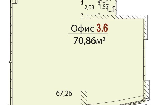 Современный офис 71 м2 в новом БЦ "Эллипс", МК Фарфоровый - фото 8