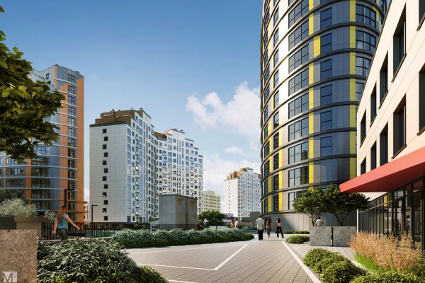 Продажа офисов с террасами в строящемся БЦ Эллипс от Застройщика, МК Фарфоровый, центр Минска - фото 2