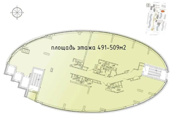 От 438 до 8 395 м2 •ПРОДАЖА ОФИСЫ И ТОРГОВЫЕ ПОМЕЩЕНИЯ В БИЗНЕС-ЦЕНТРE «ЭЛЛИПС» ЖК «Фарфоровый». Срок сдачи 2026 год. - фото 4