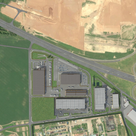 Фотография 20 000 кв.м  склад класса А + 4800 кв.м склад класса B+ .  Покупка/продажа площадей. Развязка Минск-Могилев-Брест-Москва. 9 км от МКАД. - фото 3