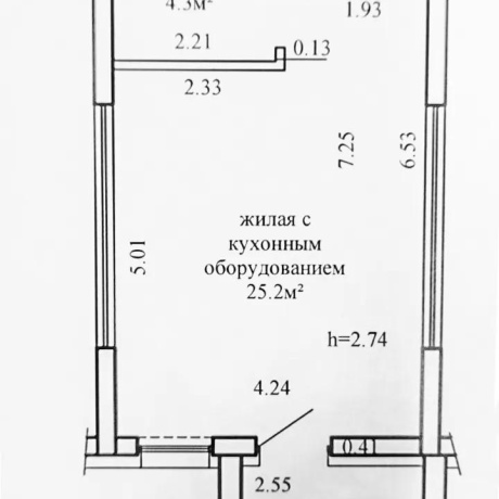 Фотография 1-комнатная квартира по адресу Братская ул., 17 - фото 4