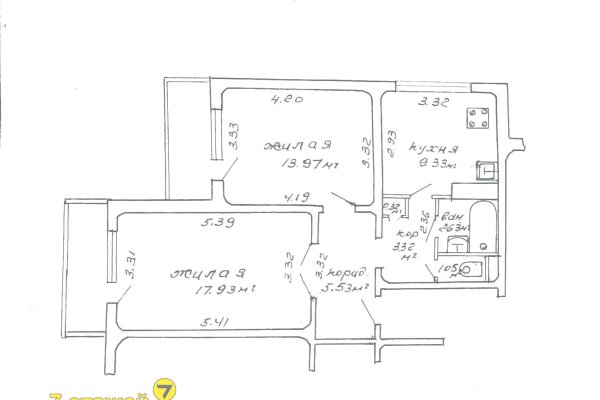 2-комнатная квартира по адресу Михася Лынькова ул., 29/1 - фото 16