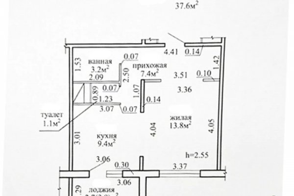 1-комнатная квартира по адресу Серебряный Лес ул., 6 - фото 6