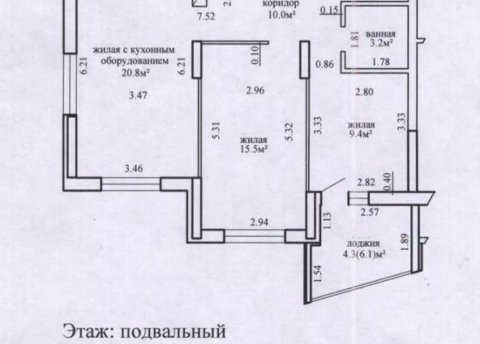 3-комнатная квартира по адресу Минина ул., 2 - фото 1
