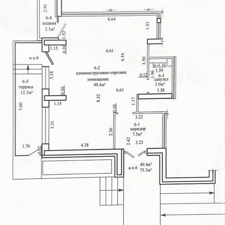 Фотография Новое помещение в ЖК Минск-Мир на первом этаже - фото 5