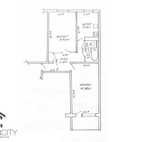 Фотография 2-комнатная квартира по адресу ШУГАЕВА Н.А., 17 - фото 16