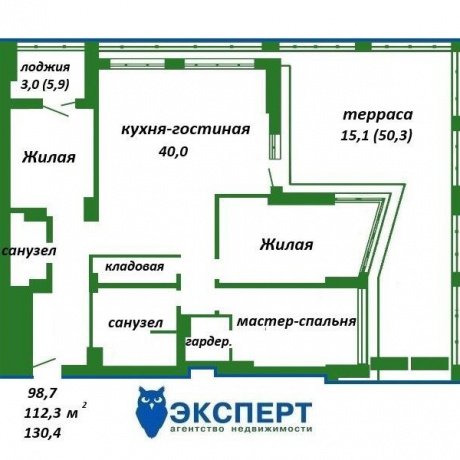 Фотография 4-комнатная квартира по адресу Туровского ул., д. 4 - 9