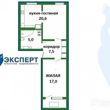 Фотография 2-комнатная квартира по адресу Куйбышева ул., д. 77 - 17