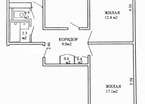 3-комнатная квартира по адресу Плеханова ул., д. 42 - фото 14
