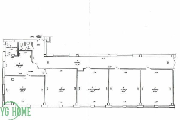 Продается офисное помещение по адресу г. Минск, Звязда газеты просп., д. 16 к. 1 - фото 6