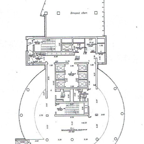 Фотография Аренда офиса на 30-м этаже 695 м2 в БЦ &laquo;Royal Plaza&raquo; пр-т Победителей 7А - фото 19