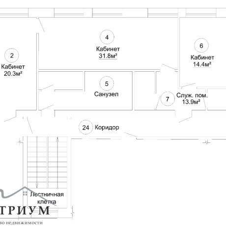 Фотография Аренда офиса на ул. Грибоедова, 19 - фото 13