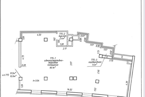 Торговое помещение 93,9 м2, пр-т Независимости, д. 88 - фото 14