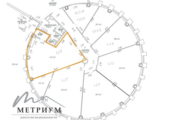 Аренда офисных помещений от 21,6 до 175,2 м2 возле ст. метро &laquo;Кунцевщина&raquo;, Домбровская 9 - фото 14