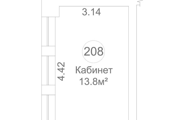 Аренда офиса 13,8м2 в СЭЗе на ул. Инженерной, 22 - фото 6