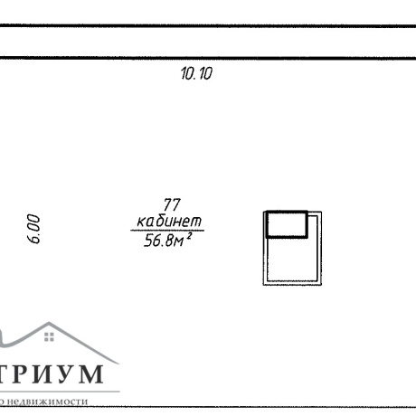 Фотография Аренда офиса на Фабрициуса 8Б/1, пл. 56,60 кв - фото 6
