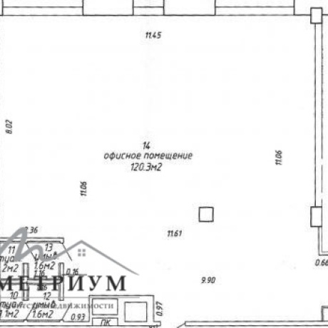 Фотография Комфортабельный open space офис 124 м&sup2; в центре Минска! Ул Ленина 50. - фото 6