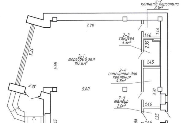 Арендатор не оплачивается услуги агентства!  Сдается помещение  по адресу г. Минск  ул Бурдейного 13, площадью 119,1м кв.м - фото 12
