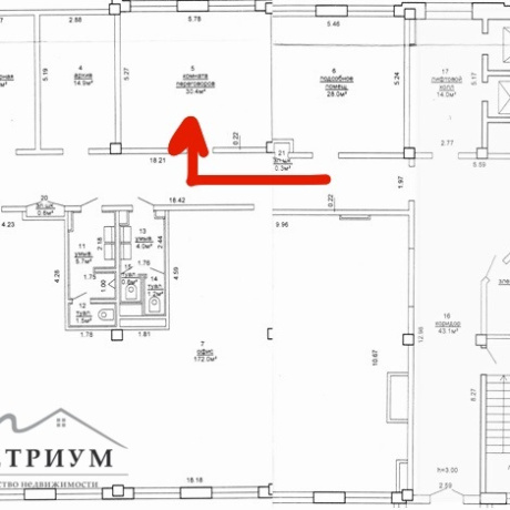 Фотография Аренда офис/сфера услуг 30,4 кв.м., ул. Платонова Б.В. 1/Б - фото 9