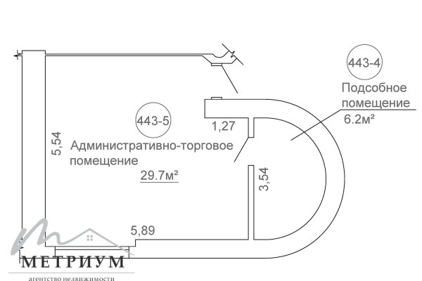 Аренда торгового помещения 35,9м2 по адресу ул. Казинца, 120 - фото 3