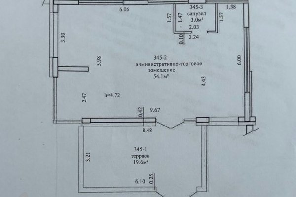 Торговое помещение 76,7 м2, ул. Савицкого, д. 2 с террасой - фото 8