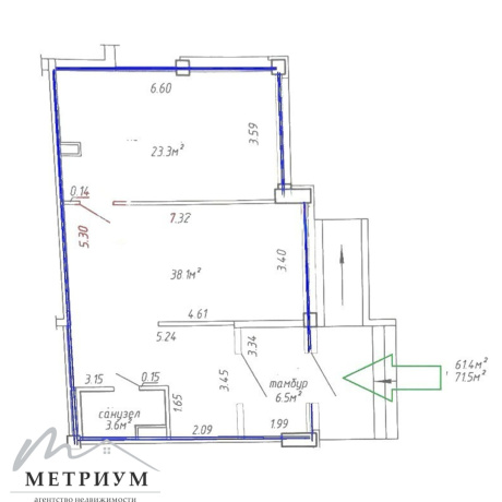 Фотография Сдается в аренду помещение 71.5 м&sup2; по адресу Притыцкого 87. - фото 13