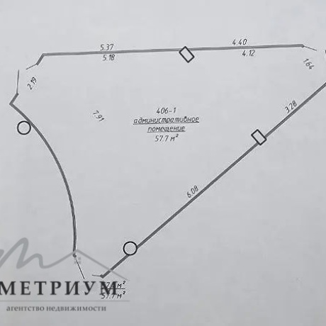 Фотография Продаётся офис 57,7 м&sup2; в БЦ &laquo;Зелёный луг&raquo; ул. Гамарника, 30 - фото 7