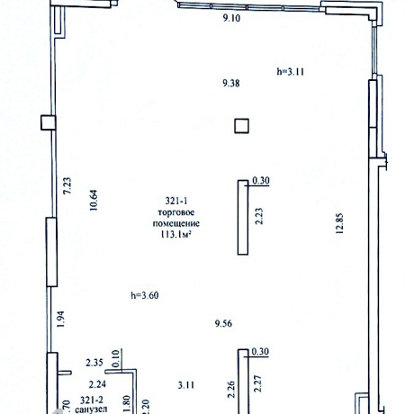 Фотография Аренда торгового помещения 117,8 м2 в ЖК &laquo;МинскМир&raquo;, ул. Ж.Алферова, 12 - фото 13