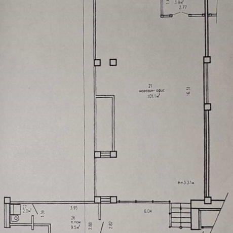 Фотография Торговое помещение 116.5м&sup2;, ул. Пономаренко 35А - фото 13