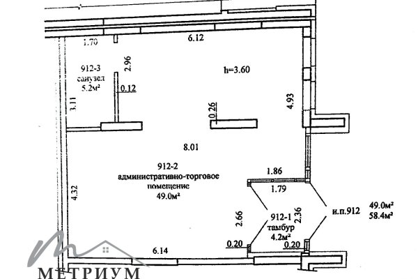Аренда помещения 58,4 кв.м. возле метро, ул. И.Лученка, 16, дом &laquo;Риджентс-парк&raquo; - фото 2