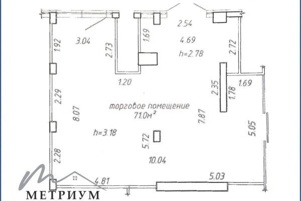 Аренда 71 м&sup2; стрит-ритейла, в ЖК "Маяк Минска" Туровского 24 - фото 9
