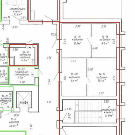 Фотография Офис 88,70кв.м. ул. Соломенная 23А - фото 2