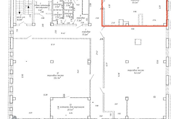 Офис 59,2 м2 на пр-те Рокоссовского, 145Б - фото 2