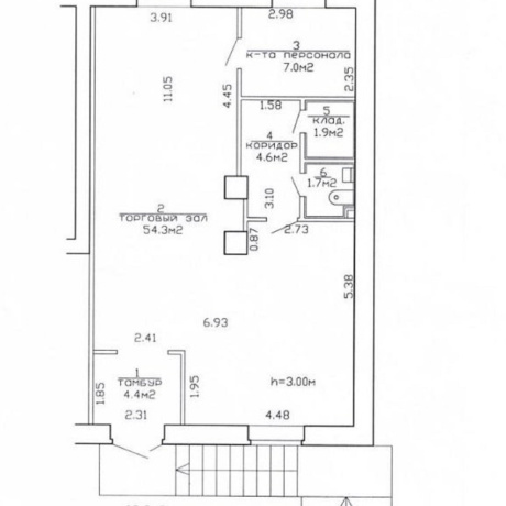 Фотография Покупатель не оплачивает услуги агентства! Продается торговое помещение с арендатором по адресу г.Минск пр-т Партизанский 13,  площадью 73.9 кв.м - фото 10