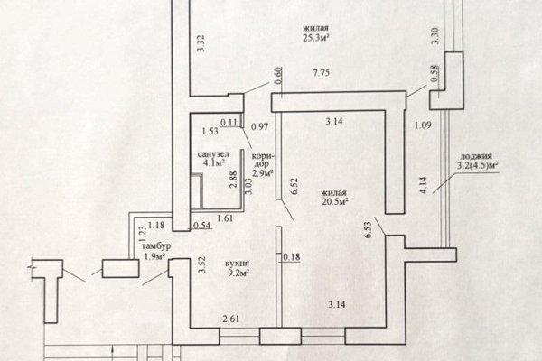 2-комнатная квартира по адресу Лынькова ул., д. 17 - фото 7