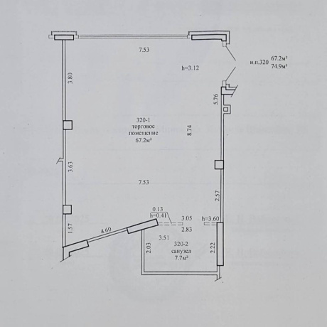 Фотография  Сдам74,9 м&sup2; на Щемелёва, 30 | Стрит-ритейл | Под магазин, офис, барбершоп - фото 2