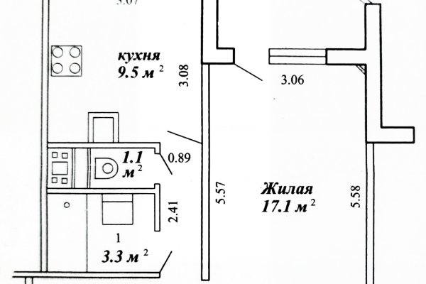 1-комнатная квартира по адресу ЛОБАНКА, 22 - фото 13