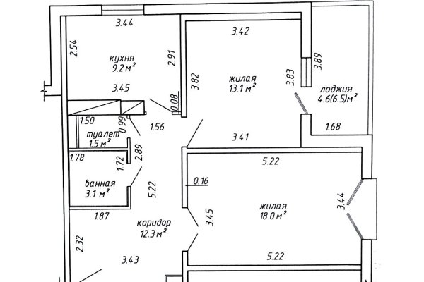 2-комнатная квартира по адресу ЛУЧИНЫ ЯНКИ, 72 - фото 17