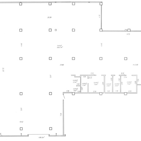 Фотография Склад 496,3 м2 4-й пер Монтажников 13 - фото 9