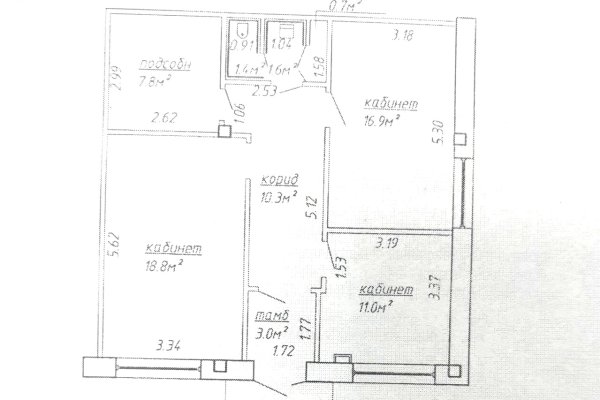 Офис 71,5 м2 (продажа) Филимонова 25Б - фото 2