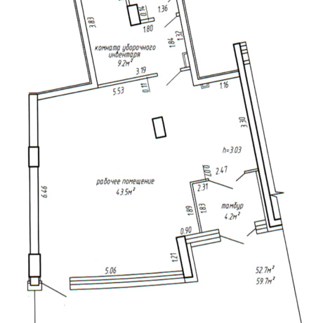 Фотография Аренда торгового помещения 59,7 м2 ул Аэродномная 32 - фото 17