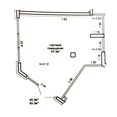 Фотография Помещение 45.3м2 (аренда) ул Алферова 14 - фото 9