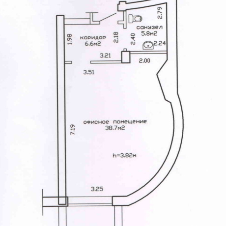 Фотография Аренда офиса 51,1 м2 ул Воронянского 1А - фото 9