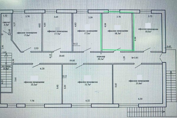 Офис 18,3м2(аренда) ул Стебенева 16к3 - фото 11