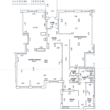 Фотография Помещение 230.9 м2 (аренда) ул Мстиславца 20 - фото 2