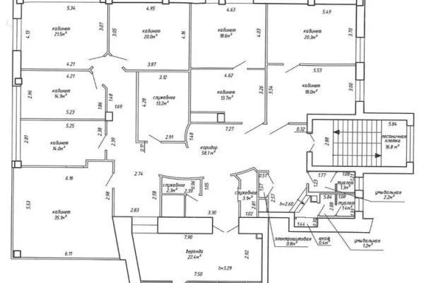 Офис 299,3м2(продажа) ул Мясникова 40 - фото 2