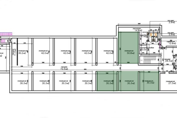 Помещение 30-141,7 м2 (аренда) ул Кальварийская 44 - фото 2