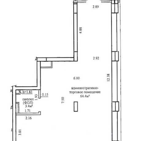 Фотография Помещение 67,8м2(аренда) ул Нововиленская 61 - фото 6